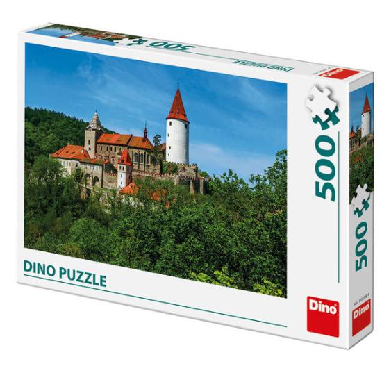 Dino-Schloss im Wald Puzzle 500 Teile Dino-Schloss im Wald Puzzle 500 Teile