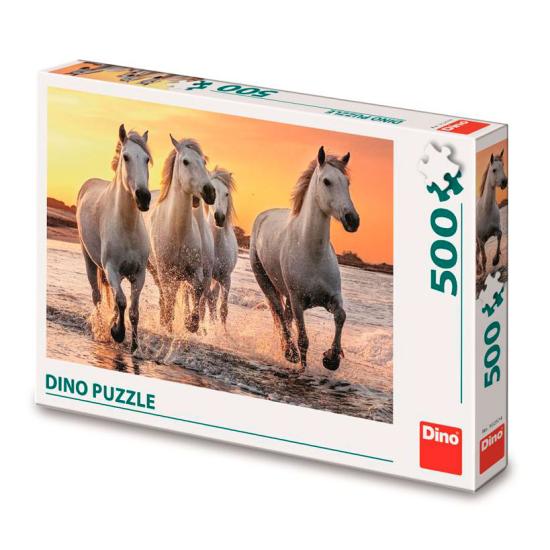 Dino-Pferde am Strand Puzzle 500 Teile