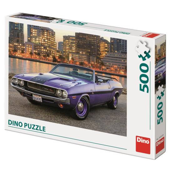 Dino-Dodge-Auto-Puzzle 500 Teile