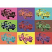 Dino Truck Treats Pop Art Puzzle 1000 Teile