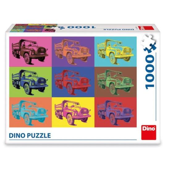 Dino Truck Treats Pop Art Puzzle 1000 Teile