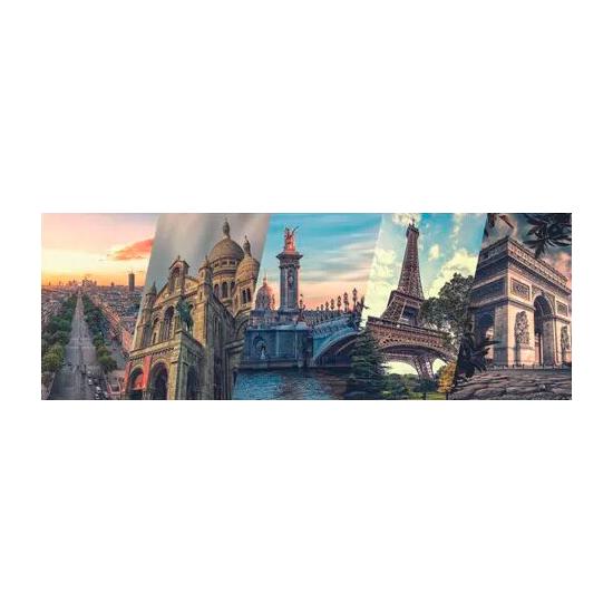 2000-teiliges Panorama-Paris-Dino-Collage-Puzzle 2000-teiliges Panorama-Paris-Dino-Collage-Puzzle