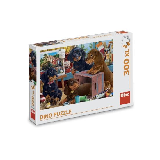 Puzzle Dino Duchshunds mit 300 Teilen