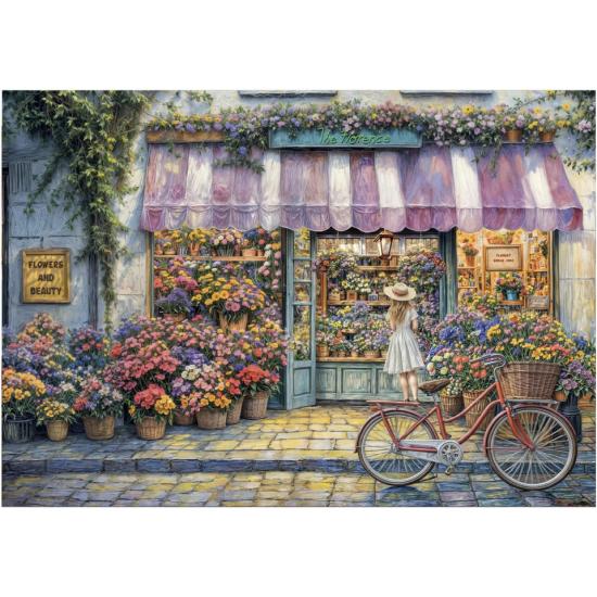 Puzzle Dino Blumenladen mit 300 Teilen
