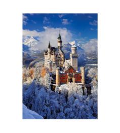 Puzzle Dino Winter auf Schloss Neuschwanstein 1000 Teile