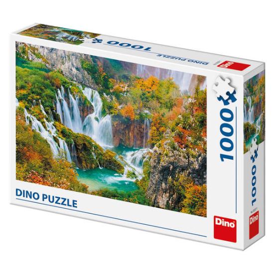 1000-teiliges Fantasy Lake Dino-Puzzle