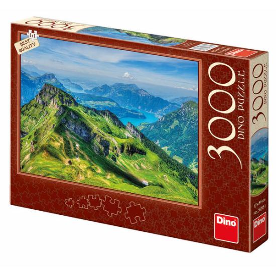 Dino-Puzzle Die Alpen, Schweiz 3000 Teile