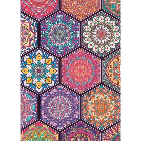 Dino Mandalas XXL-Puzzle mit 500 Teilen