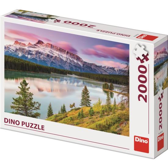 Dino Rocky Mountains Puzzle 2000 Teile