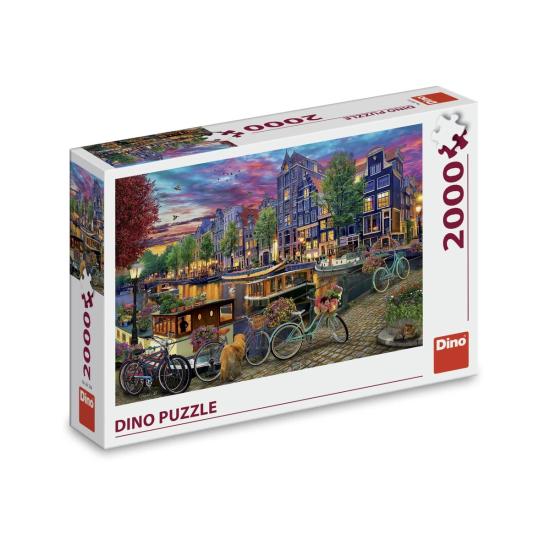 Puzzle Dino Painted Amsterdam 2000 Teile