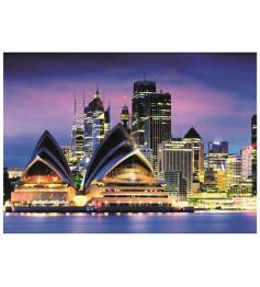 Dino Neon Sydney Opera House Puzzle 1000 Teile