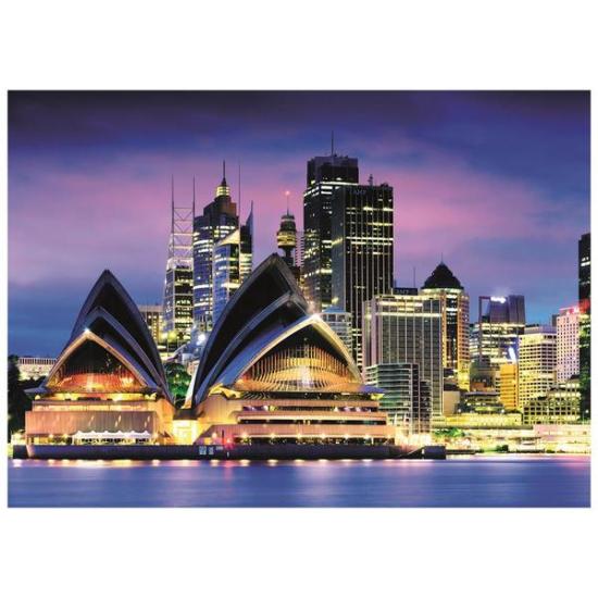 Dino Neon Sydney Opera House Puzzle 1000 Teile