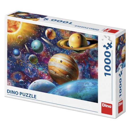 1000-teiliges Dino-Planeten-Puzzle