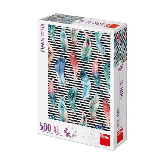 XXL-Dino-Federn-Puzzle mit 500 Teilen