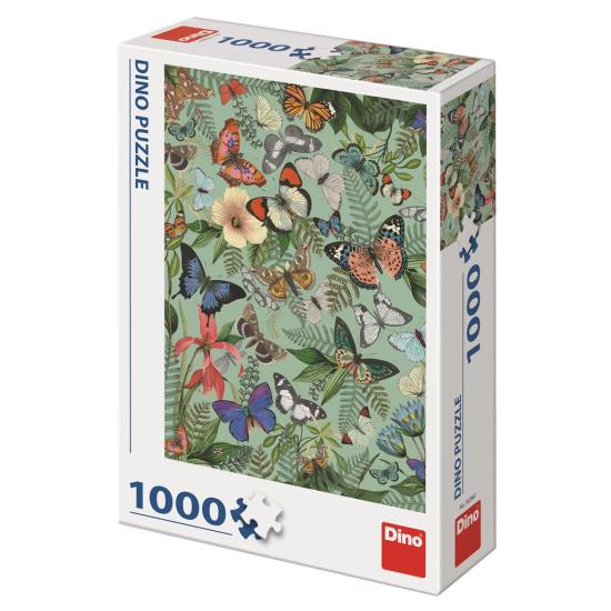 Dino Schmetterlingswiese Puzzle 1000 Teile