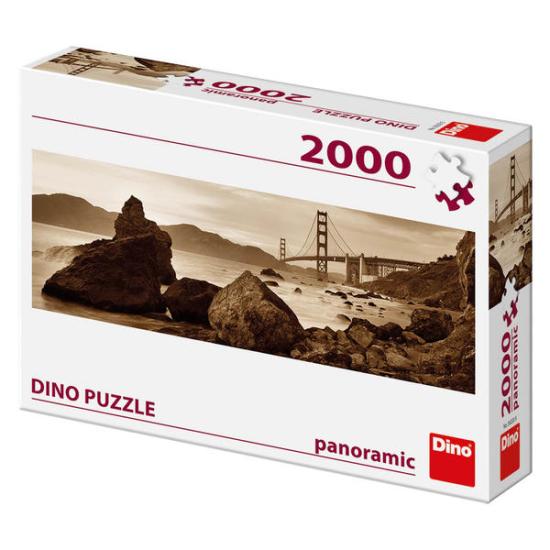 Dino-Puzzle Golden Gate Bridge, San Francisco 2000 Teile