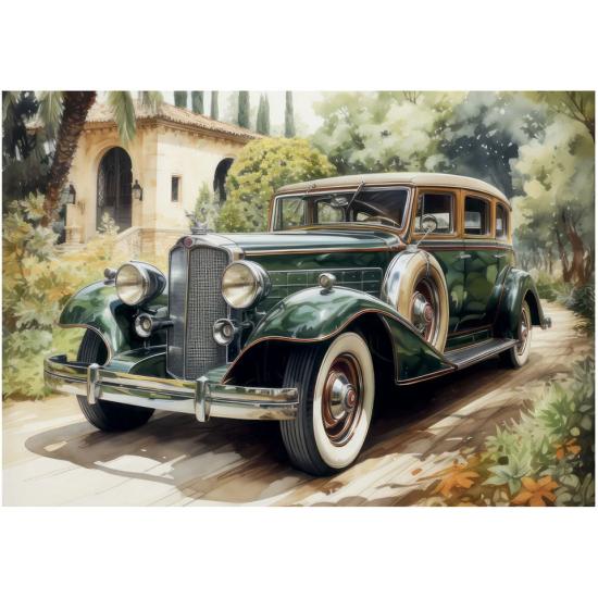 Puzzle Dino Grüner Rolls-Royce 500 Teile