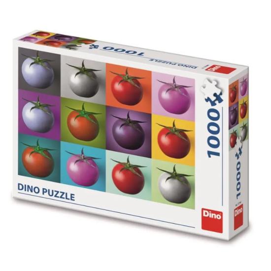 Dino-Tomaten-Pop-Art-Puzzle 1000 Teile