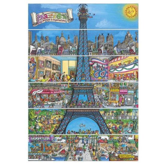 Dino Eiffelturm Puzzle 500 Teile