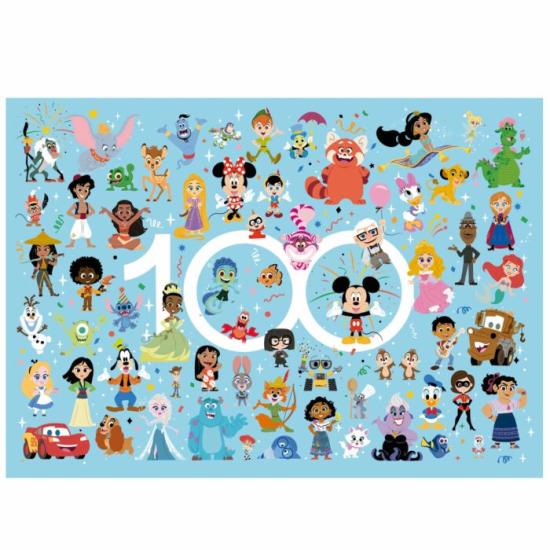 Educa Disney-Puzzle zum 100-jährigen Jubiläum mit 100 Teilen Educa Disney-Puzzle zum 100-jährigen Jubiläum mit 100 Teilen