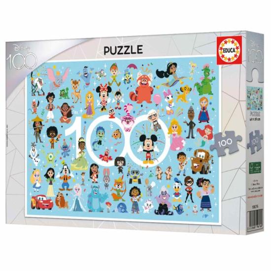 Educa Disney-Puzzle zum 100-jährigen Jubiläum mit 100 Teilen Educa Disney-Puzzle zum 100-jährigen Jubiläum mit 100 Teilen