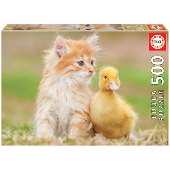 Puzzle Educa Adorable Friends mit 500 Teilen