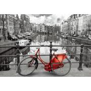 Puzzle Educa Amsterdam, Das rote Fahrrad 1000 Teile