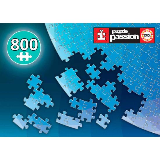 Educa Rundes Regenbogenpuzzle mit 800 Teilen