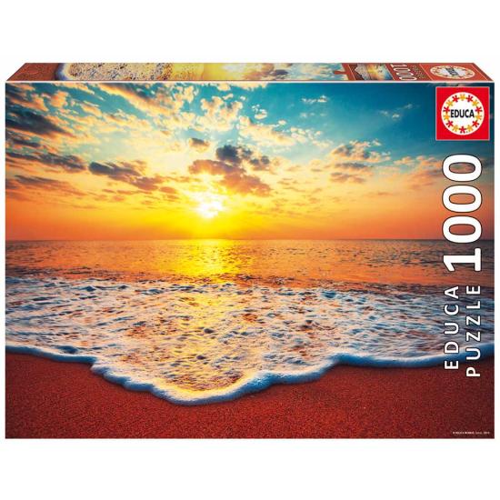 Educa Sonnenuntergang am Strand Puzzle 1000 Teile