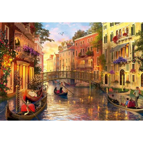 Educa Sonnenuntergang in Venedig Puzzle mit 1500 Teilen