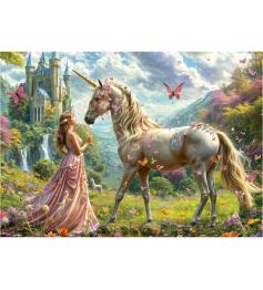 Puzzle  Educa Fairies Einhörner und Schmetterlinge 500 Teile