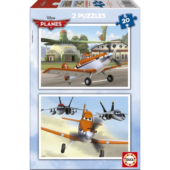 Puzzle Educa Flugzeuge, Flugzeuge 2 x 20 Teile