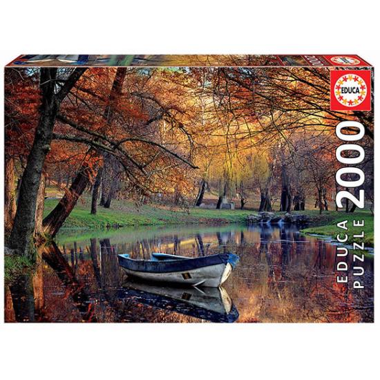 Educa Boot auf dem See Puzzle 2000 Teile