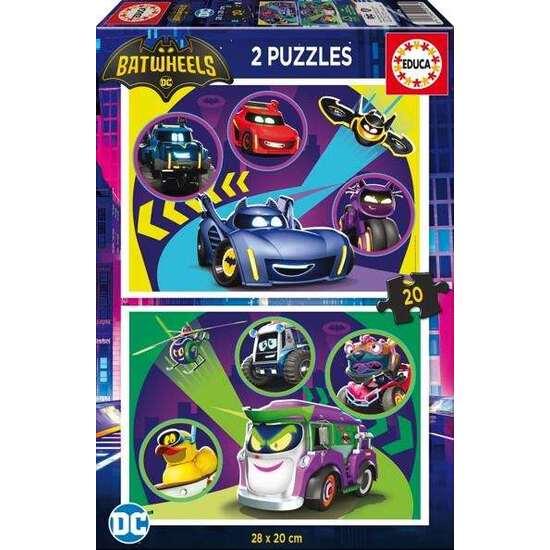 Puzzle Educa Batwheels mit 2 x 20 Teilen