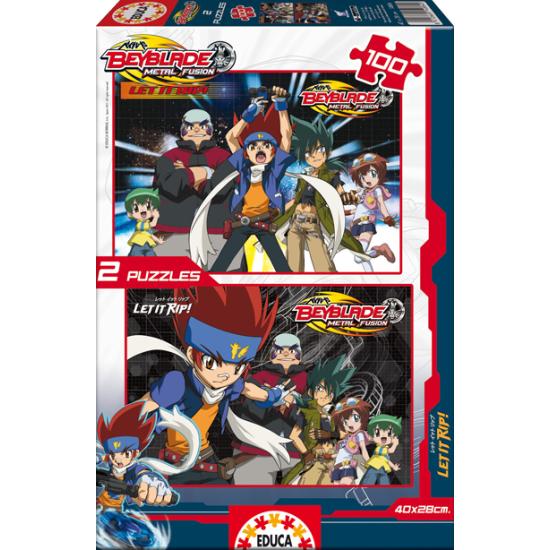 Educa Beyblade Puzzle 2 x 100 Teile