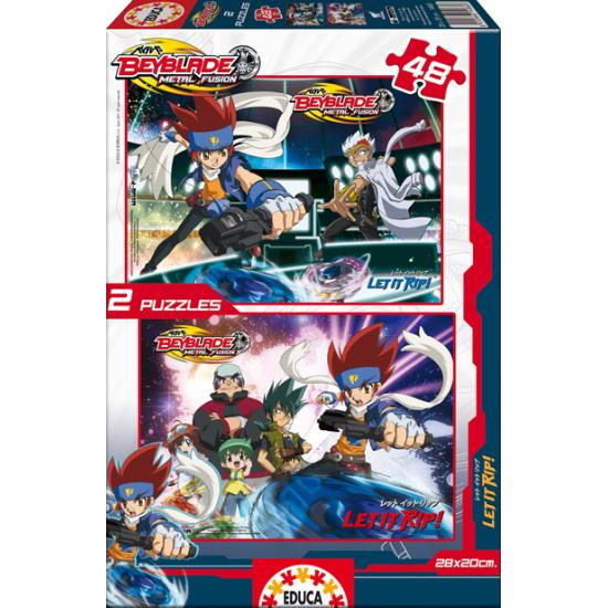 Educa Beyblade Puzzle 2 x 48 Teile