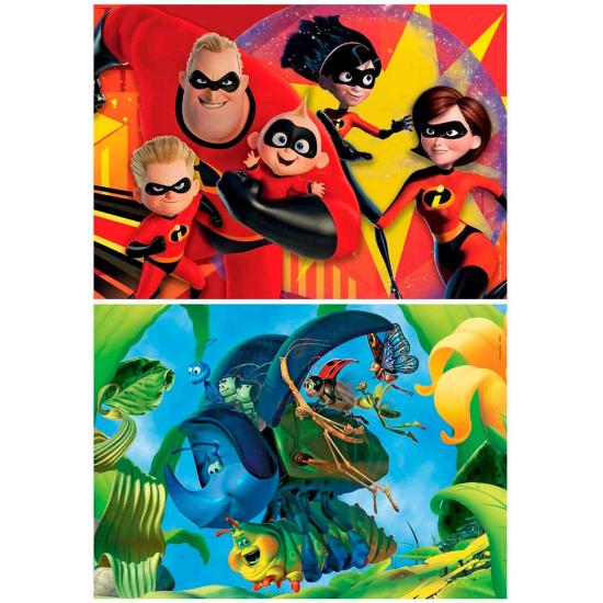 Educa Bugs + The Incredibles Puzzle 2 x 48 Teile
