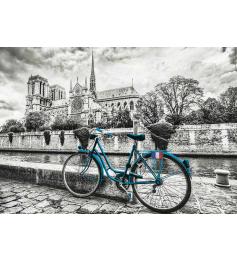 Educa Puzzle Fahrrad in der Nähe von Notre Dame mit 500 Teilen