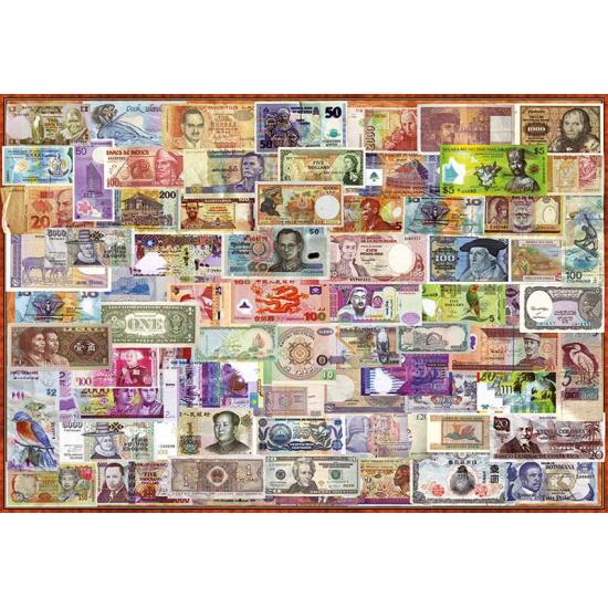 Educa Puzzle Weltbanknoten mit 1000 Teilen
