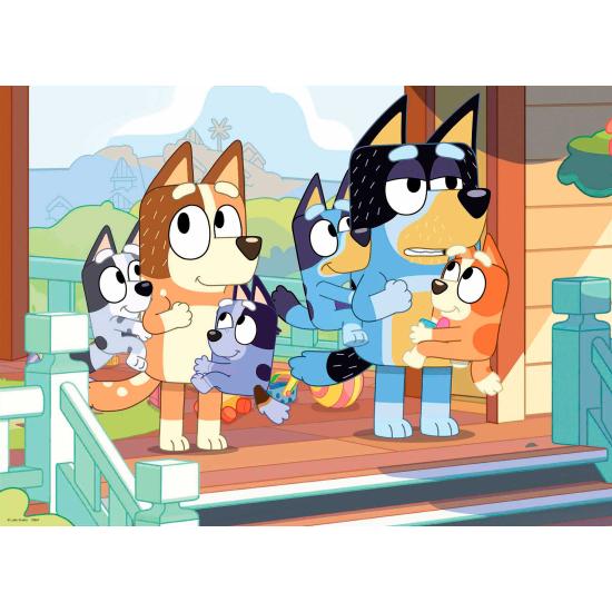 Puzzle Educa Bluey 100 Teile Holz