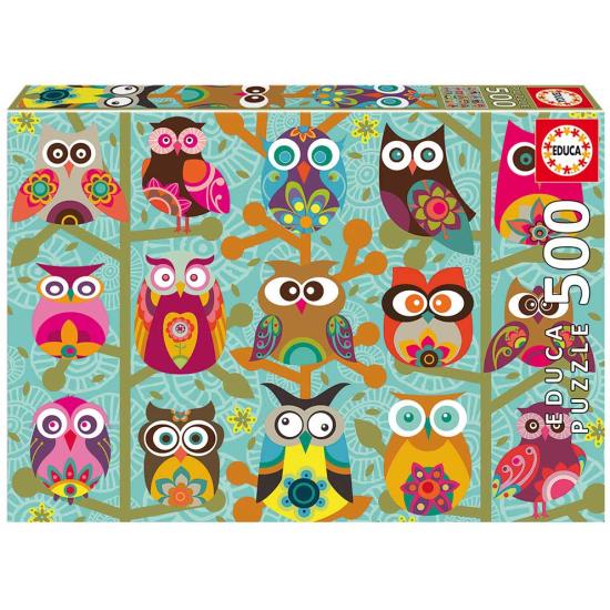 Educa Eulen-Puzzle mit 500 Teilen
