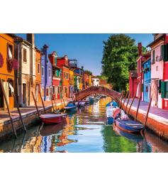 Puzzle Educa Burano, Italien mit 3000 Teilen