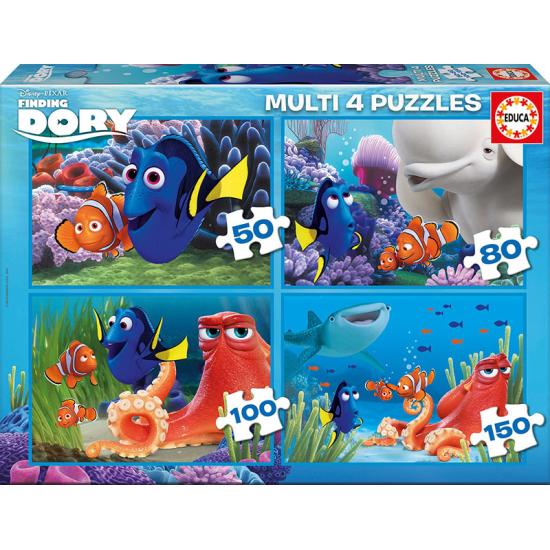 Puzzle Educa Findet Dory Muliti 50+80+100+150 Teile