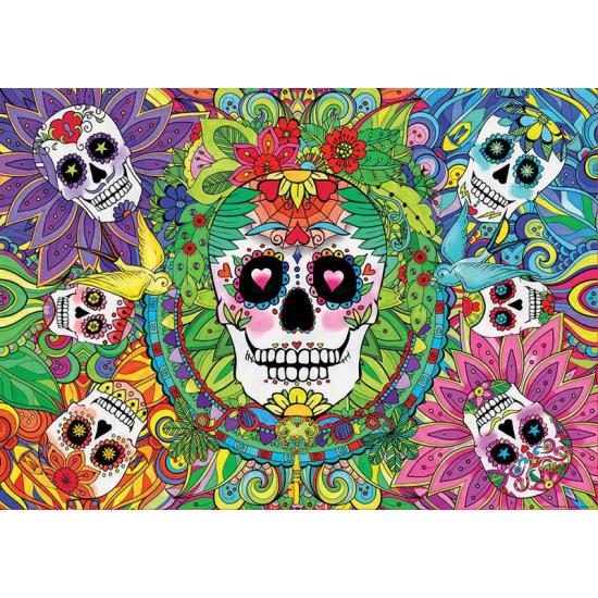 Educa Sugar Skulls Puzzle, Neon, 1000 Teile