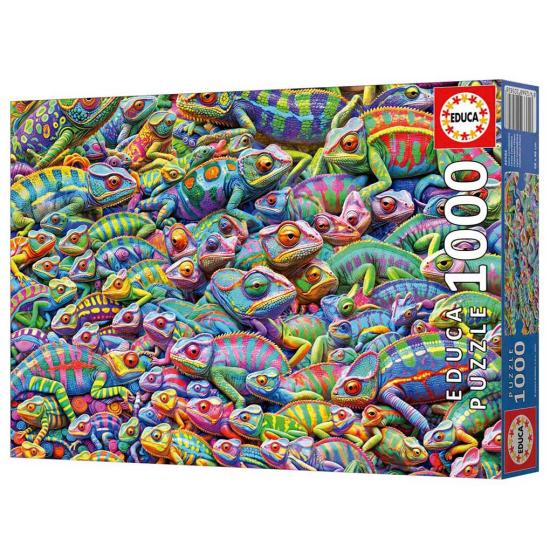 Puzzle Educa Chamäleon-Chaos 1000 Teile