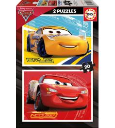 Educa Cars 3 Puzzle mit 2 x 20 Teilen