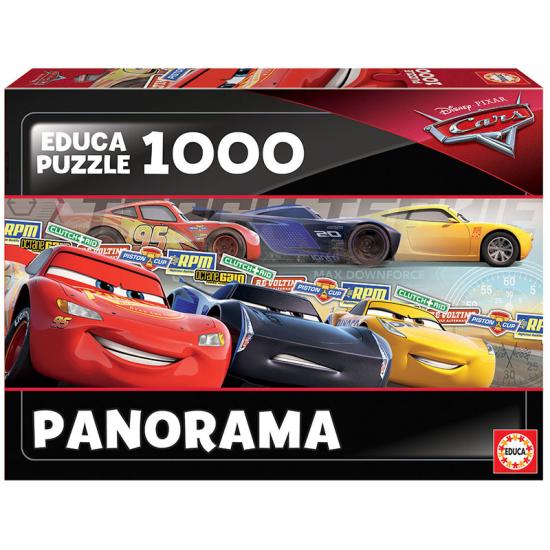 Educa Cars Panorama-Puzzle mit 1000 Teilen