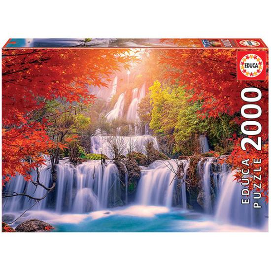 Educa Wasserfall in Thailand Puzzle mit 2000 Teilen Educa Wasserfall in Thailand Puzzle mit 2000 Teilen