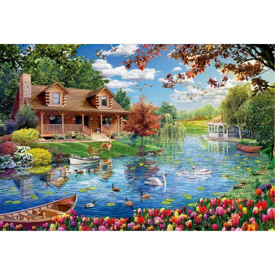 Educa Little House on the Lake Puzzle 5000 Teile