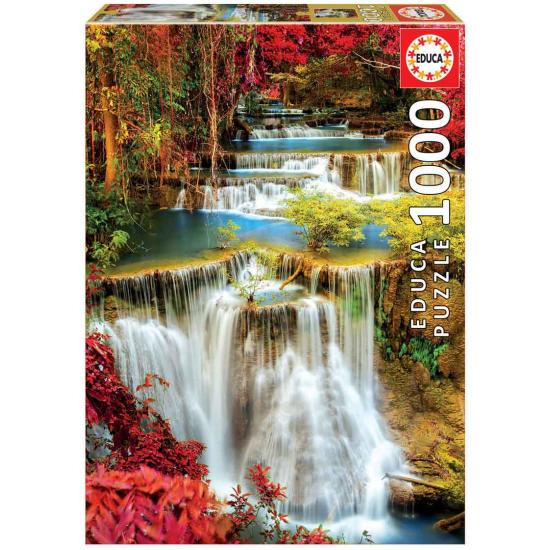 Puzzle Educa Wasserfälle im Wald 1000 Teile Puzzle Educa Wasserfälle im Wald 1000 Teile
